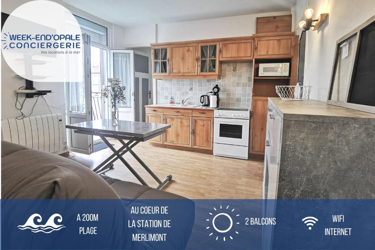 Appartement Le Bord De Plage Merlimont-Plage Eksteriør billede